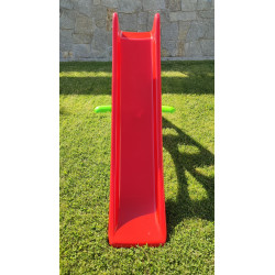 Rutsche rot 170cm Rutschbahn (gelbe Leiter)