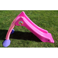 Rutsche Kinderrutsche 120cm Rutschbahn rosa