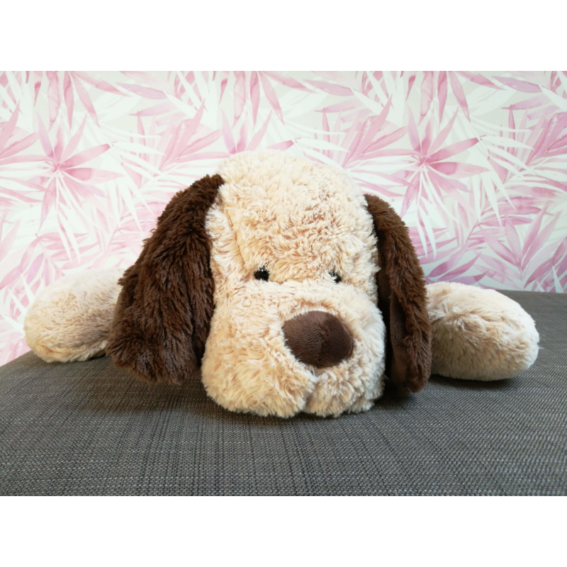 Bear toys Plüschhund Plüschtier Hund Stofftier Kuscheltier beige-braun super weich 90cm XL