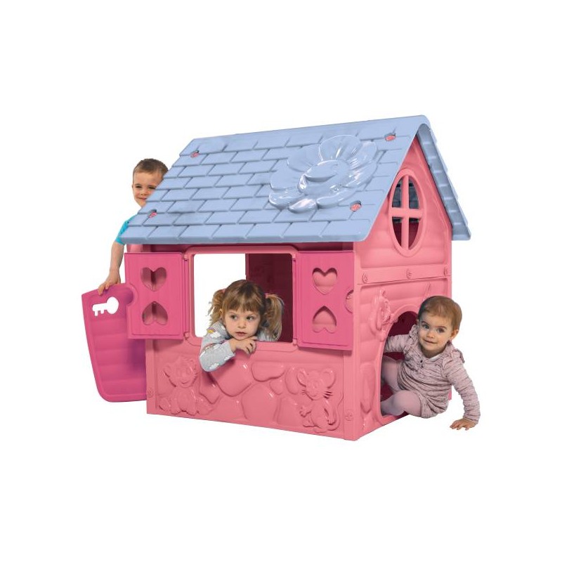 Kinderspielhaus rosa