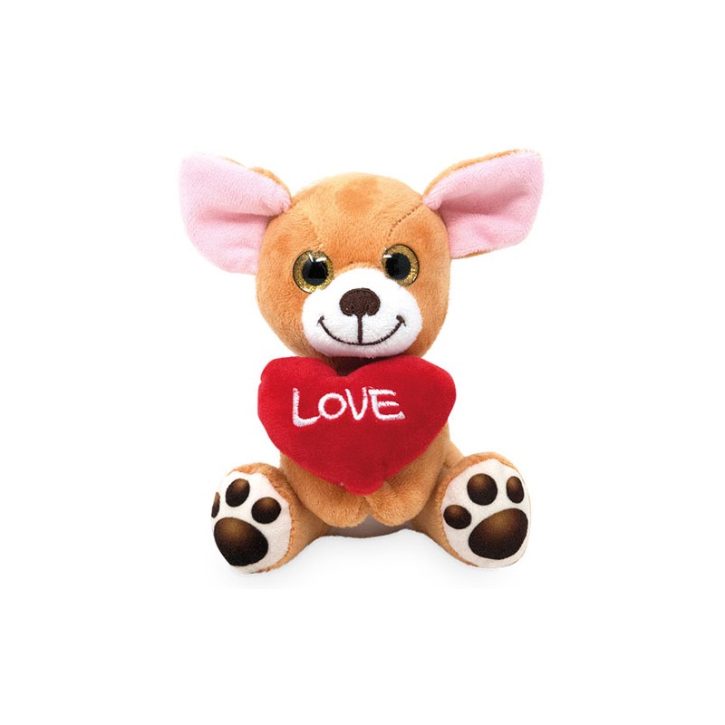 Plüsch Hund Welsh Corgi Pembroke mit Herz 14cm Plüsch Hund Welsh Corgi Pembroke mit Herz 14cm