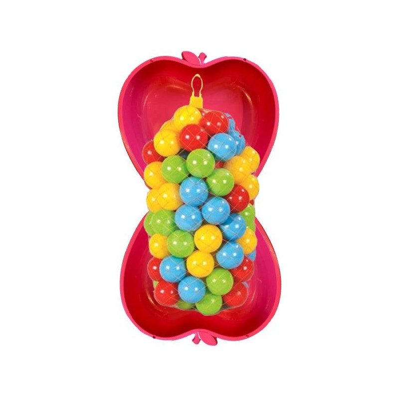 Apfel Sandkasten Planschbecken XL 2x rosa + 100 Bälle Apfel Sandkasten Planschbecken XL 2x rosa + 100 Bälle